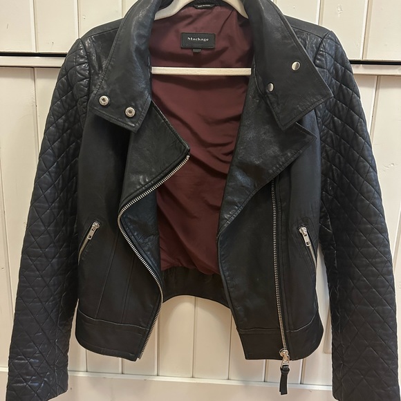 COPY - Mackage lambskin biker style jacket . - Picture 5 of 9